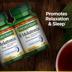 Nature's Bounty Melatonin 5mg, 100% Drug Free Sleep Aid, Dietary Supplement for Relaxation and Sleep Health - 4 Month Supply, 60 Rapid Release Softgels Twin Pack (120ct) (Pack of 2)