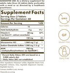 Solgar Extra Strength Glucosamine Chondroitin MSM w/Ester-C, 180 Tablets - Promotes Healthy Joints, Supports Comfortable Movement & Collagen Formation - Non-GMO, Gluten No, Dairy No - 60 Servings