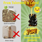 Oil of Oregano with Black Seed Oil + Vitamin D3 | 3 in 1 Oregano Oil 500mg Gummies for Immune Health | Retains High Concentrated Carvacrol & Thymoquinone | Non-GMO, Vegan | 60 Chews