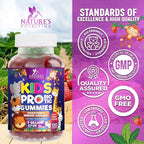 Probiotic for Kids - Natural Immune Support & Digestive Health Supplement - Nature's Daily Children's Probiotic Gummy for Ages 4+ Vegan, Gluten, Soy & Dairy Free - Berry Flavored - 120 Gummies