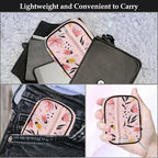Serfeymi Weekly Travel Pill Organizer Pill Case for Purse with Removable 7 Day Pill Box, Fashionable Travel Medicine Organizer Pill Container for Medicine, Vitamin, Supplement - Pink 03