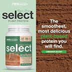 PEScience Select Vegan Protein Powder, Plant Based Protein Powder, Amazing Taste, Smooth Texture, Pea and Brown Rice Blend, Dairy Free, Lactose Free, Gluten Free - Cinnamon Delight, 27 Servings