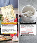 Truvani Vegan Pea Protein Powder | Banana Cinnamon | 20g Organic Plant Based Protein | 1 Serving | Keto | Gluten & Dairy Free | Low Carb | No Added Sugar