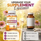 Echinacea 1000mg Gummies Supplement – Herbal Immune Formula, Botanical Antioxidant Blend, Vegan Plant Based, Non-GMO, Gluten Free, Chewable for Adults, Daily Wellness Option, 60 Count Bottle