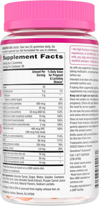 Centrum Prenatal Multivitamin Gummies with DHA and Folic Acid, Mixed Berry and Orange Flavors - 60 Count, 30 Day Supply