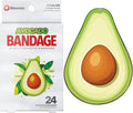 BioSwiss Bandages, Avocado Shaped Self Adhesive Bandage Set, Latex Free, Sterile Wound Care, 24 Count