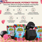 Creatine Monohydrate Gummies Sugar Free 5g - Made in USA - Pre Workout Creatine Chews for Women & Men, Creatine Gummy Candy, Chewable Nutritional Supplements, NSF Certified (Strawberry, 120 Count)