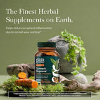 Gaia Herbs Turmeric Supreme Extra Strength - Supports Occasional Discomfort from Normal Wear & Tear* - with Turmeric Curcumin & Black Pepper - 60 Vegan Liquid Phyto-Caps (Up to 60 Servings)