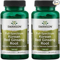 Swanson Full-Spectrum Korean Red Ginseng Root 400 Milligrams 90 Capsules (2 Pack)