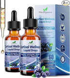 2 Pack Cortisol Supplements for Women & Men, 17-in-1 Cortisol Reducer Detox Manager w. Magnesium Ashwagandha, L-Theanine, Phosphatidylserine, Hormone Balanced for Women, Mood Focus, Sleep Support