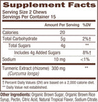 Himalaya Turmeric Chews with Curcumin for Healthy Joint Support, and Optimum Flexibility & Mobility, 300 mg of Extracts per Serving, 30 Soft Chews, 15 Day Supply