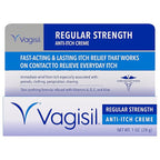 Vagisil Regular Strength Anti-Itch Feminine Cream for Women, Gynecologist Tested, Hypoallergenic, Fast-acting and Long-lasting Itch Relief, Vaginal Moisturizer Soothes and Cools, 1 oz (Pack of 1)