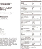 TRU Supplements Plant Based Protein Powder, BCAA, EAA, 20g Vegan Brown Rice & Pea Protein, 100 Calories, 27 Vitamins, No Artificial Flavors 25 Servings (Coconut Macaron)