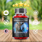 Dominator Maxx Gummies Maximum Strength Performance Gummies, Dominator Maxxx Gummies Extra Strength Overall Wellness Support, Dominator Max Gummies, DominatorMax Great Taste Mad in USA (60 Gummies)