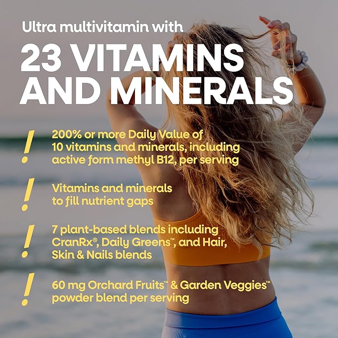 Nature's Way Alive! Ultra Multivitamin for Women, Complete Daily Women's Vitamins, High Potency Formula, Promotes Energy Metabolism and Muscle Function*, Vitamin A, C, D, Methylated B12, 60 Tablets