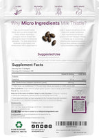 Micro Ingredients Milk Thistle Supplement | 360 Softgels with Grape Seed Oil | Highly Bioavailable Extract | Contains Active Silymarin + Antioxidants