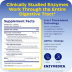 Enzymedica Digest Gold + ATPro, Maximum Strength Enzyme Formula, Fast-Acting, Helps Digest Large Meals, Prevents Bloating and Gas, 21 Capsules