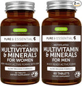 Igennus Methylated Multivitamin for Men & Women 2-Pack, All-Day Nutrient Delivery, Pure & Clean, Methylfolate & Methylcobalamin, High Strength MTHFR Supplement, Non-GMO & Halal, 30 Day Supply