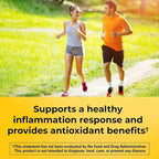 Nature Made Extra Strength Turmeric Curcumin with Black Pepper,1000mg Turmeric Extract per Serving (Standardized to 95% Curcuminoids),Supports Healthy Inflammation Response,60 Capsules,(Pack of 2)