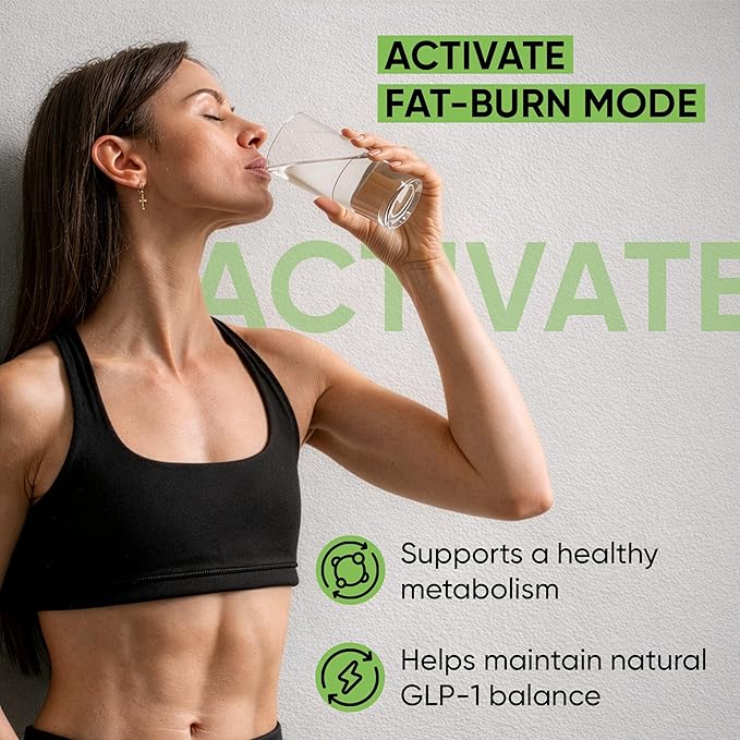 Green Tea Weight Loss Diet Pills for Women & Fat Burner for Men, GLP-1 Activate Weight Loss Supplement with Green Coffee Bean & Raspberry Ketones, Appetite Suppressant & Metabolism Booster - 60 caps.