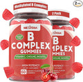 2Pack Vitamin B Complex Gummies, Vegan Vitamin B Gummies with 2000 mcg Methyl B12, Methyl Folate | Plus Choline + Inositol, Vitamin C + Zinc for Supports Energy, Mood, Immune, Healthy Hair, Skin