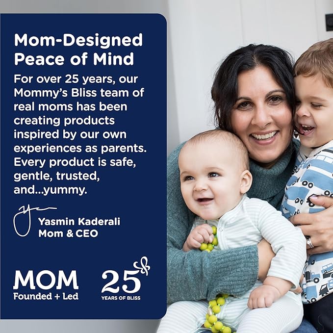 Mommy's Bliss Kids Sleep Liquid with Melatonin & Calming Herbs | Melatonin for Children 3 Years & Up | Grape Flavor | Sugar Free | 4 Fl Oz (60 Servings)