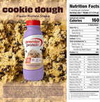 Premier Protein Shake, Cookie Dough, 30g Protein, No Added Sugar, 24 Vitamins & Minerals to Support Immune Health, 11.5 fl oz, 12 Pack