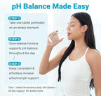 Alkalife pH Balance Tablets, 1 Pack, Alkaline Mineral Support Without the Bottles, Enteric-Coated for Maximum Absorption, Potassium & Sodium Bicarbonate, Immune Support, 90 Tablets (1 Month Supply)