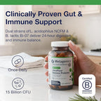 Metagenics UltraFlora Balance Probiotic - Shelf-Stable Daily Gut Health Supplement for Digestive & Immune Support* - Non-GMO & Gluten-Free - 120 Capsules