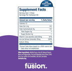 Bariatric Fusion Iron Supplement for Women Anemia | Chewable Iron with Vitamin C | Grape Flavored Soft Chew | Gentle on Stomach Ferrous Fumarate for Women and Men | Gluten Free | 60 Count