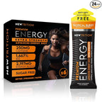 NewTrition® Extra Strength Energy Shots, 1.7 fl oz - 250mg Caffeine with Vitamin B & Amino Acids, Sugar-Free, Zero Calorie Vitamin Energy Drink for Focus & Endurance (Pack of 6, Tropical Burst)