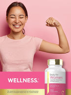 Carlyle Multivitamin and Multimineral for Women | 365 Tablets | Daily Supplement with Beta-Carotene, Folic Acid and Vitamin D | Non-GMO, Gluten Free Pills