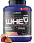 Ultimate Nutrition Prostar Whey Protein Powder Isolate, Peanut Butter & Jelly - Low Carb, High Protein Powder Shake for Muscle Gain & Recovery - Low Sodium, Low-Fat & Keto Friendly - 5.28 lbs Tub