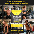 Creatine Gummies Sugar-Free with 6000 mg Creatine Monohydrate, Creatine for Women and Men Contains Vitamin B6 & Taurine, 120 Gummies