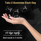 Himalayan Shilajit Gummies for Men & Women - No Added Sugar, 100% Natural & Organic with Ashwagandha, Gokshura, Fulvic Acid & 85+ Trace Minerals, Individually Wrapped, Non-GMO, 80 Gummy I Pouch