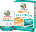 Mood & Cognition Dissolving Strips by MaryRuth's | Vitamin B12 | Vitamin B6 | Saffron | Folate | B Vitamins | Sugar Free | Strawberry Flavor | Vegan | Gluten Free | Dairy Free | 30 Count