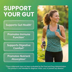 Clean Nutraceuticals Colostrum Supplement Capsules Probiotics Pills Prebiotics, L-Glutamine, Digestive Enzymes, Folate, Fiber, ACV, Turmeric, Apple Pectin and Turmeric Pills