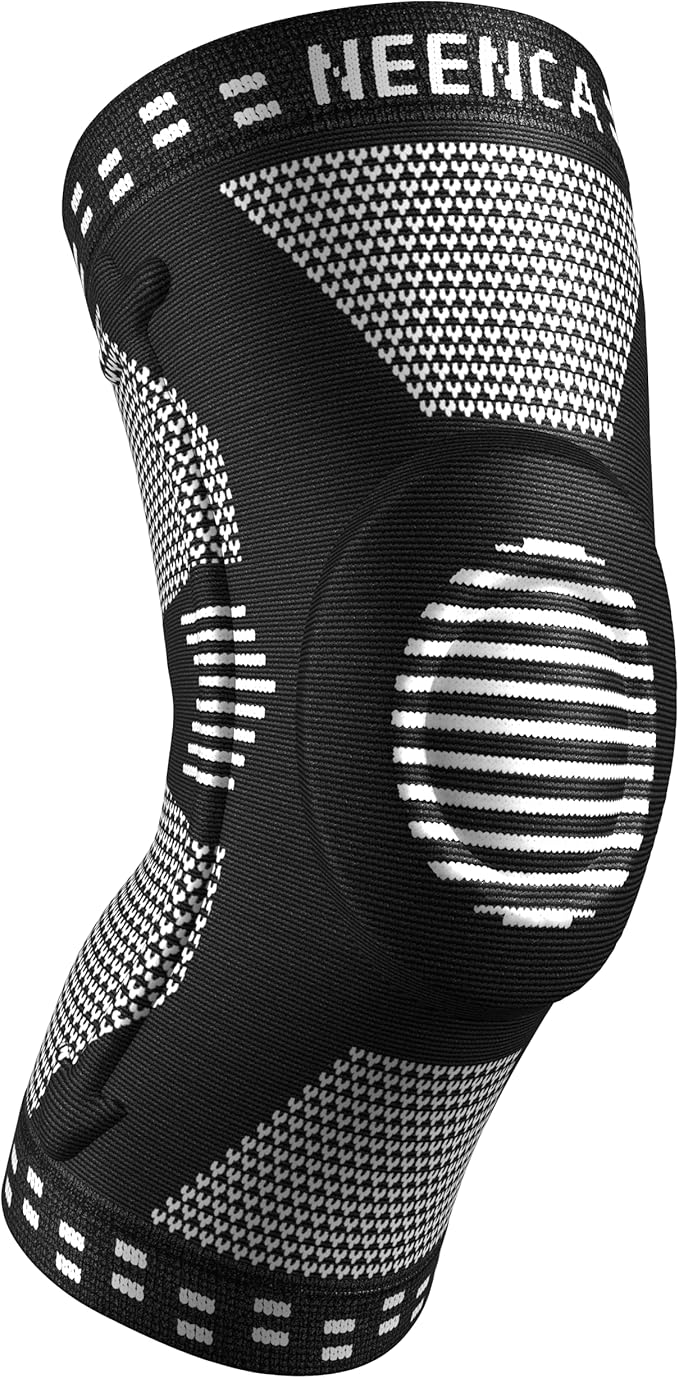 NEENCA Professional Knee Brace for Pain Relief, Medical Knee Support with Patella Pad & Side Stabilizers, Compression Knee Sleeve for Meniscus Tear, ACL, Joint Pain, Runner, Workout