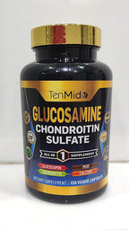 Glucosamine Chondroitin MSM Supplement for Men and Women - 4in1 Formula - Joint & Bone Health Support - 150 Capsules