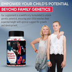 Jadee Height Growth Gummies for Teens & Kids Calcium 325mg, Teen Vitamins D3,K2,C, Magnesium, Ashwagandha, Zinc, L-Arginine - Bone Healthy Growth, Development & Strength - Height Increase & Immunity