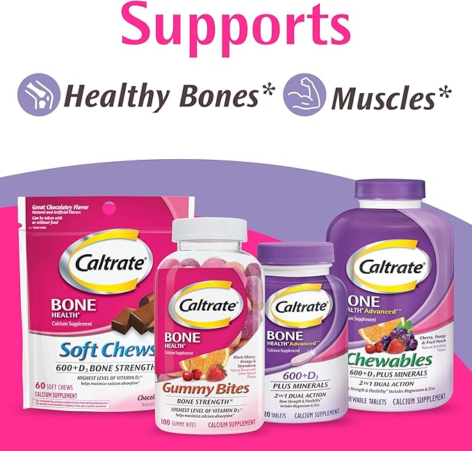 Caltrate Minis 600 Plus D3 Plus Minerals Calcium and Vitamin D Supplement Tablets, Bone Health and Mineral Supplement for Adults - 150 Count