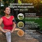 Clinically Proven Menopause Supplement for Weight Management, Hot Flashes, Night Sweats and Low Energy | Complete Multi-Symptom Menopause Supplement for Women