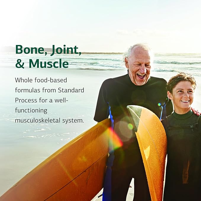 Standard Process Glucosamine Synergy - Joint Health Support Supplement - Support Connective Tissue with Glucosamine & Boswellia Serrata - Whole Food-Based Supplement with Manganese - 90 Capsules