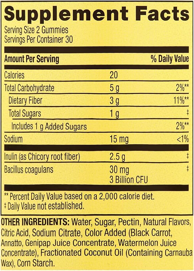 Spring Valley Adult Probiotic + Prebiotic Gummies, 60 Count +Better Guide Vitamins Supplements