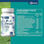 GLP-1 Support Weight Loss Supplement - 15-in-1 GLP1 Support for Weight Management Appetite Suppressant Fat Burn for Women Men - with Liposomal Berberine HCl Bitter Melon Citrus Bergamot