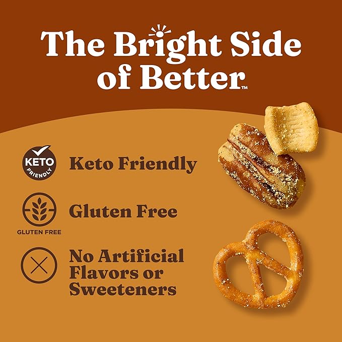 Catalina Crunch Protein Snack Mix | 8g Protein, 1g Sugar per Serving | Good Source of Fiber, Keto, Gluten Free | Honey Mustard, 5.25 Ounce Bag (Pack of 5) - Packaging May Vary