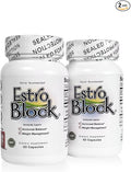 Estroblock - 2-Pack 120 Capsules Total - DIM & Indole 3-Carbinol for Natural Hormonal Hormone Balance, Acne - Anti Toxic Estrogen Aromatase Inhibitor Blocker. Vegan,Soy-Free, Dairy-Free, Non-GMO (2)