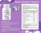 CogniTune Natural Sleep Aid for Adults - Herbal Sleep Aid Supplement - Non-Drowsy Formula with Melatonin, Valerian Root, Lemon Balm, Chamomile, GABA & More