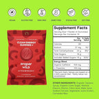 Proper Wild Energy Chews & Gummies for Focus & Clean Energy, Vegan with L-Theanine & Organic Caffeine, Plant-Based, Gluten-Free, Non-GMO, Strawberry (10-Pack)