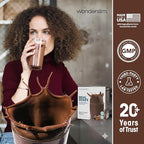 WonderSlim Meal Replacement Shake, Dark Cocoa Cream, 15g Protein, 24 Vitamins & Minerals, Gluten Free, Low Carb (7ct)
